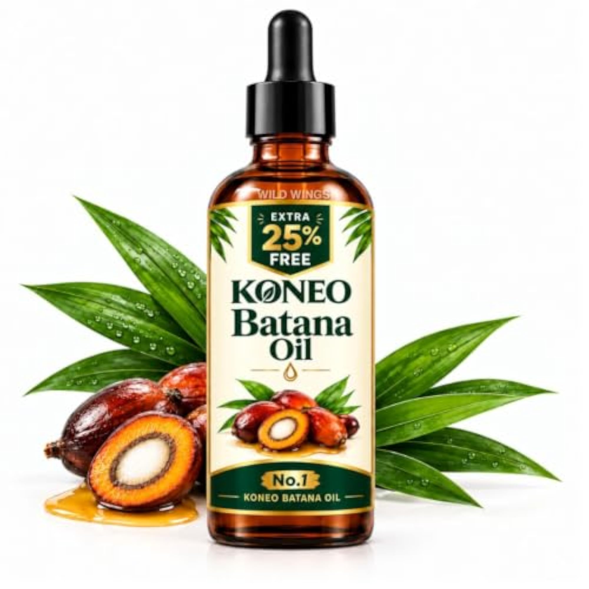100% Pure Batana Oil, Organic Hair Treatment